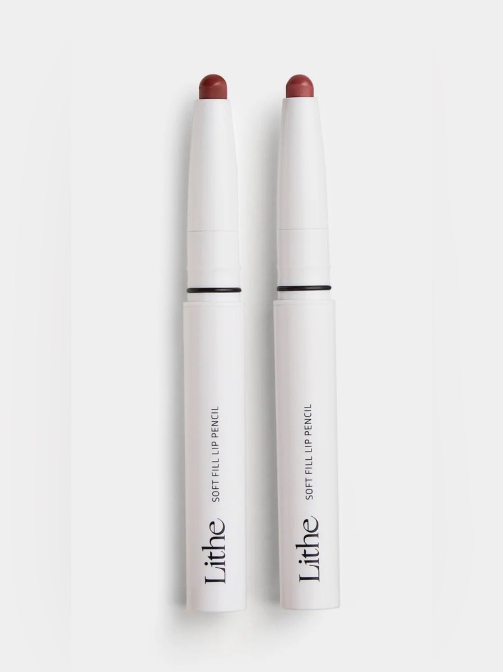 Lithe Soft Fill Lip Pencil Duo in Dusk & Scarlet